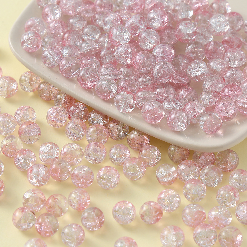 50 Pieces Diameter 10mm Glass Crack Beads display picture 15