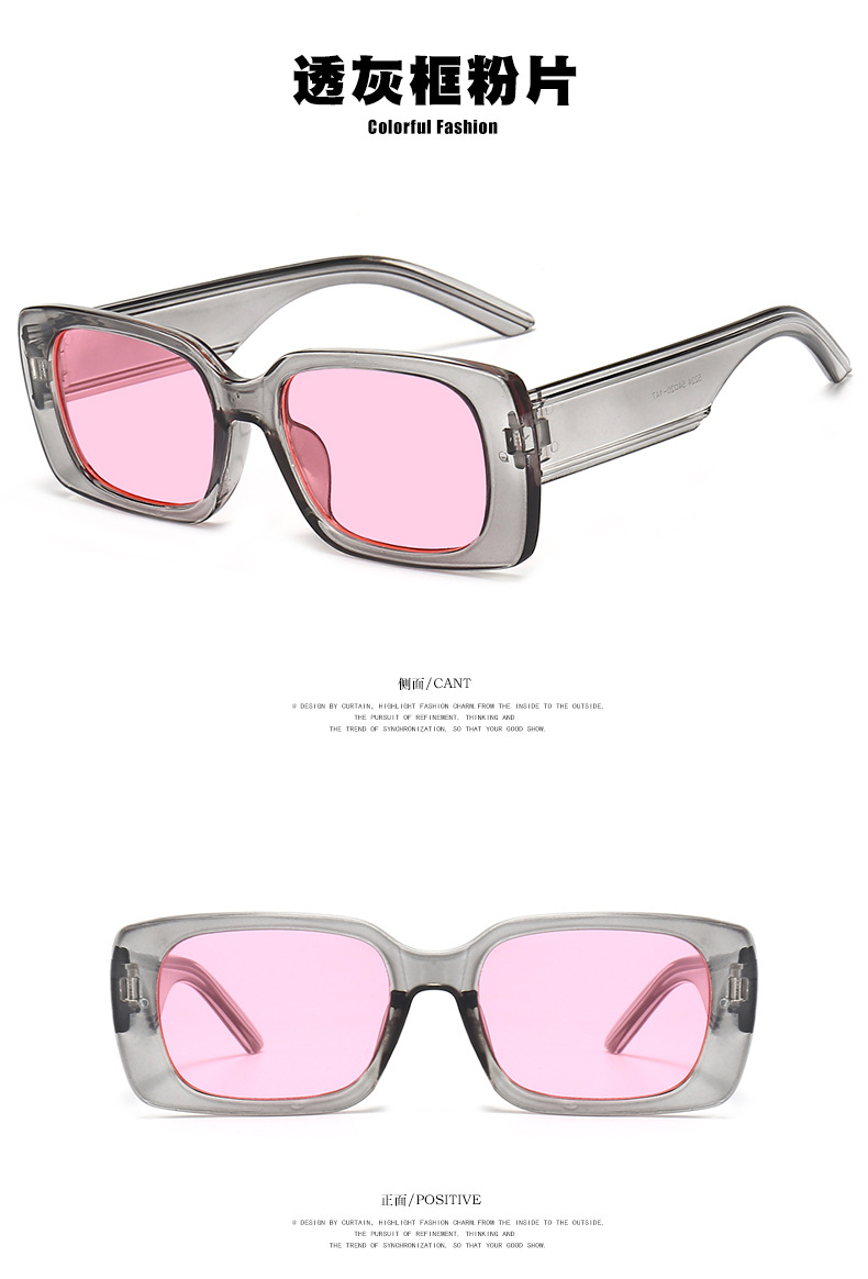 40g Weight UV400 Protection Lens Material Outdoor, Travel, Party, Fishing Occasion Women'S, Men'S, Unisex Gender Hip-Hop, Retro, Vintage Style, Fashion, Simple Style Style Grey, White, Purple, Blue, Yellow, Black Color Hip-Hop Retro Vintage Style UV400 Protection Women's Sunglasses 11
