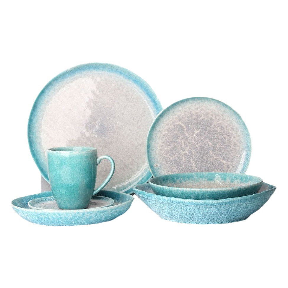 Horno de estilo japonés serie de esmalte de alta temperatura vajilla de cerámica plato creativo plato de fruta plato de carne ensalada tazón de arroz tazón de sopa