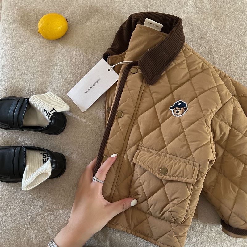 童装棉服2025儿童棉衣外套韩版男童夹棉风衣保暖宝宝外穿衣服秋冬|undefined