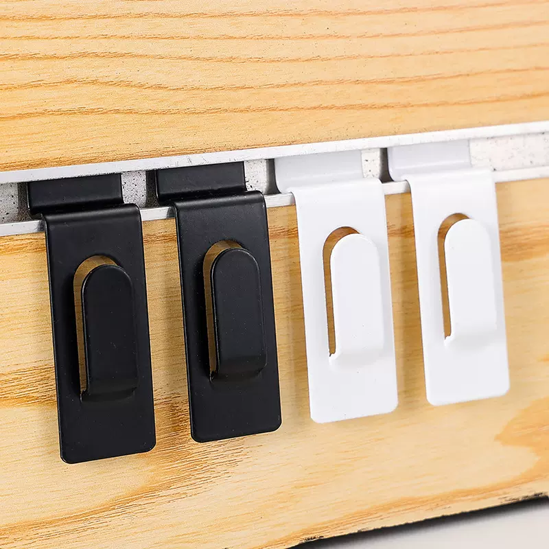 槽板挂钩网格墙壁挂钩艺术家画册挂钩钥匙钟表书包小物件多用钩子