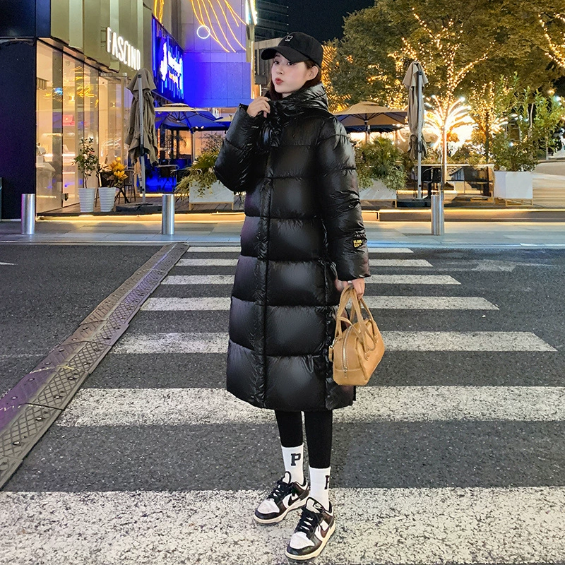 Winter long down jacket, Korean style, oversize, increased thickness