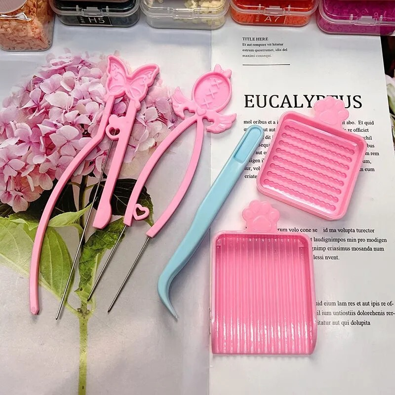 Specialized Tools for 2.6mm Seed Beads: Bead Needle Pen, Bead Shovel, Bead Sorting Tray, and Other Auxiliary Tools for Bead Art. Wholesale of Bead Art Tools
