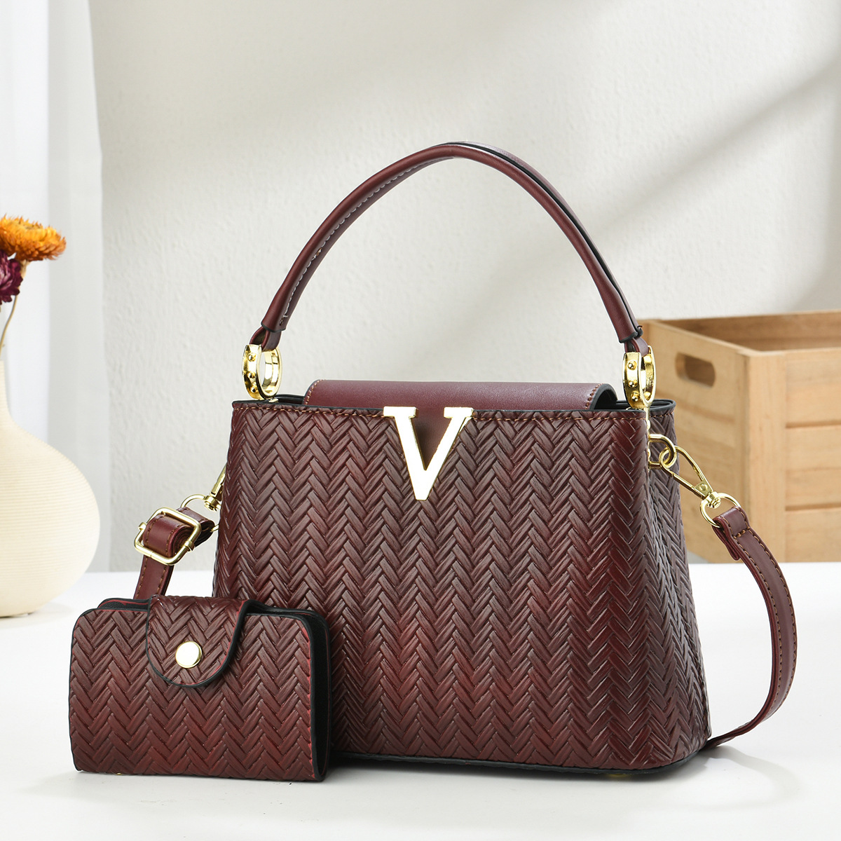 Bolso de dos piezas para niños 2025 nueva moda bolso de hombro retro bolsos de moda bolsos transfronterizos