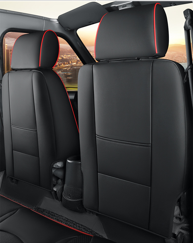 New wuling glory new card small card double row five all-inclusive special full leather minivan cushion seat cover four seasons