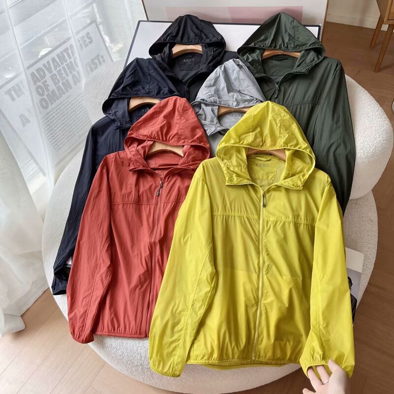 Clearance Sun Protection Clothing Summer Men's and Women's Couple's Portable UV Protection Hooded Jacket Clearance Sun Protection Clothing Summer Men's and Women's Couple's Portable UV Protection Hooded Jacket