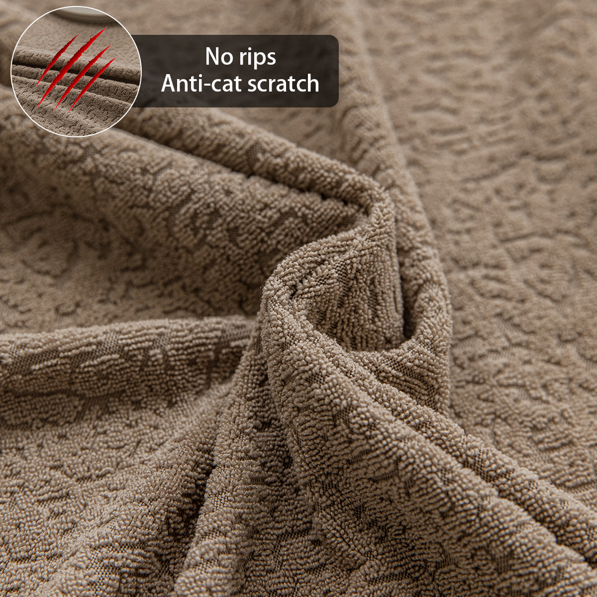 Fuente transfronteriza sofá de peluche impermeable, doble doble triple cubierta de asiento, todo incluido, cuatro estaciones antipolvo, sofá antideslizante universal