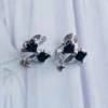 Mosquito coil, black ear clips
