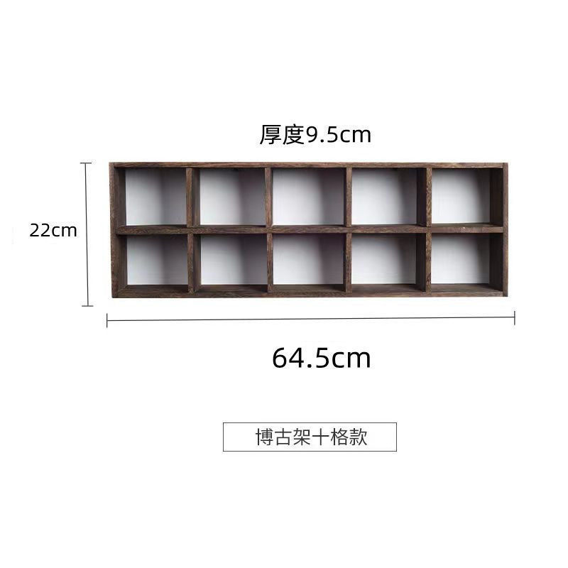 实木茶杯架子茶壶架多宝格茶具博古架手工九宫格收纳架六宫格茶架|undefined