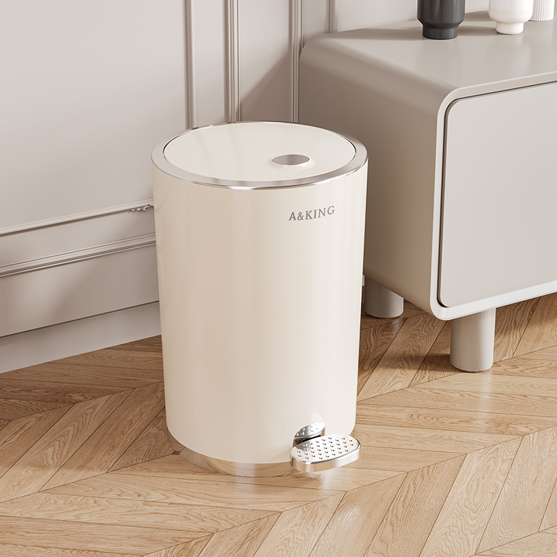 Basura doméstica 2024 nuevo tipo con cubierta sala de estar lujosa ligera dormitorio de alta calidad inodoro de alto valor de la cara tipo pedal de inodoro