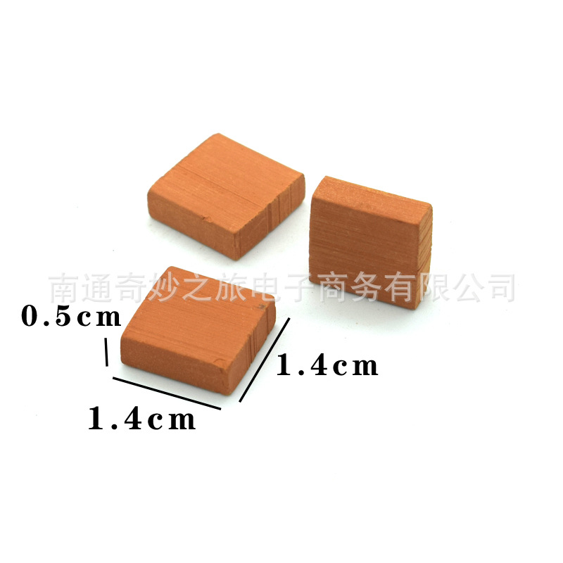 Pequeños albañiles modelo de construcción de ladrillos azulejos de los niños hechos a mano DIY casa Villa simulación mini ladrillo