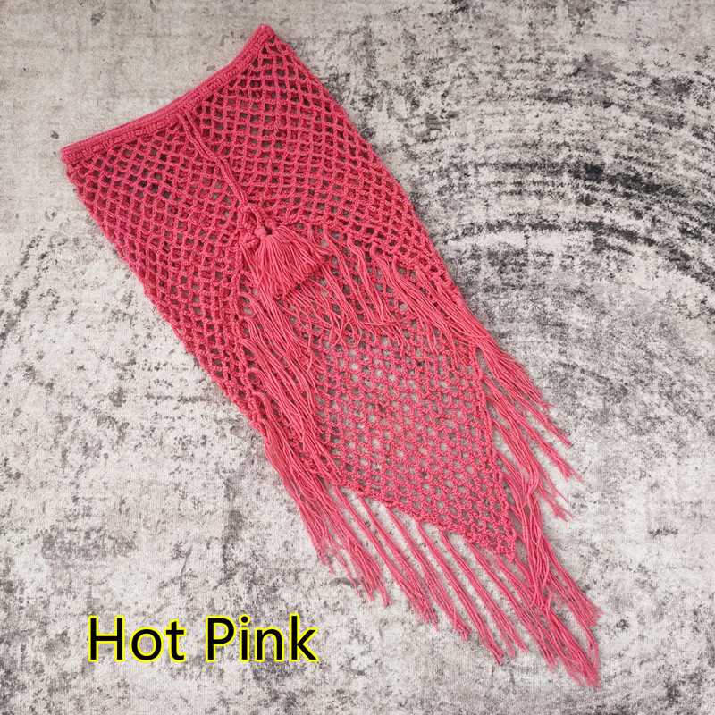 Boho strandklänning med fransar och fishtail-fåll för damer_voghion.com