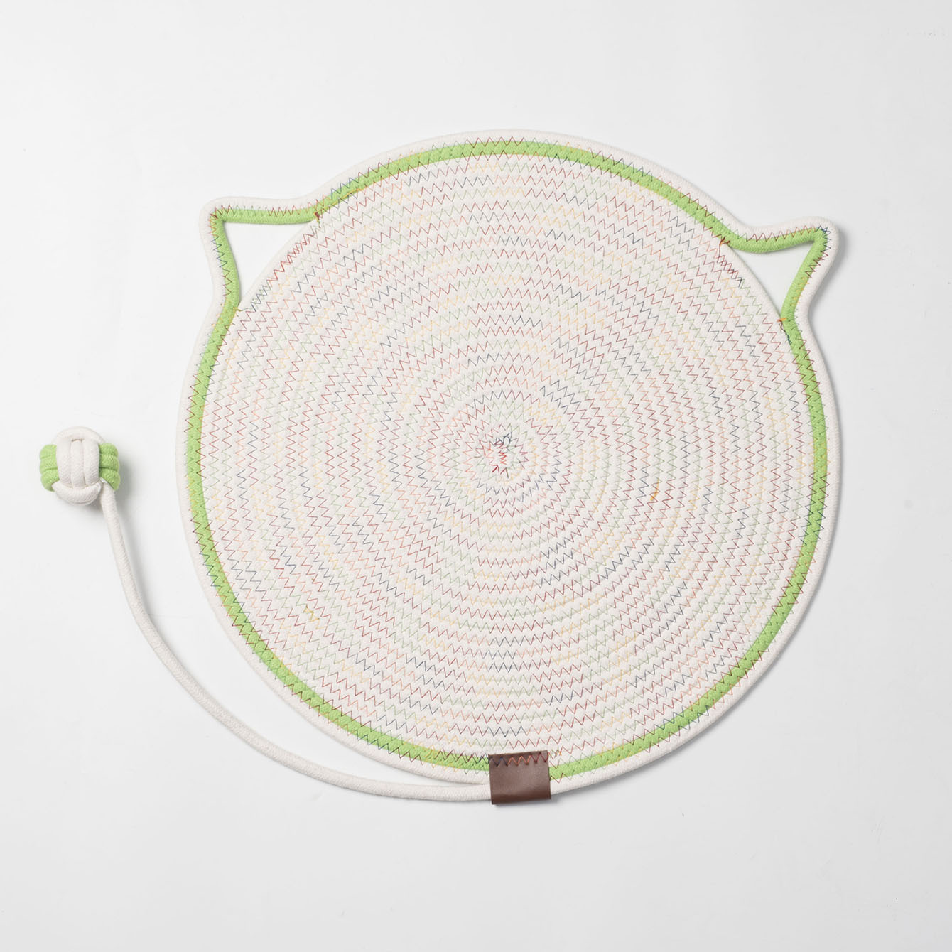 Cojín de algodón transfronterizo tejido para gatos, almohadilla de agarre, bola de juguete, almohadilla de sueño para gatos, almohadilla de mascotas lavable resistente al arañazo y al desgaste