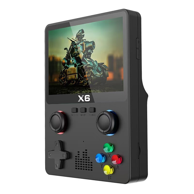 X6 携帯ゲーム機 HD 大画面 PS1 デュアルジョイスティックエミュレータレトロゲーム機ハンドヘルドファクトリーアウトレット|undefined