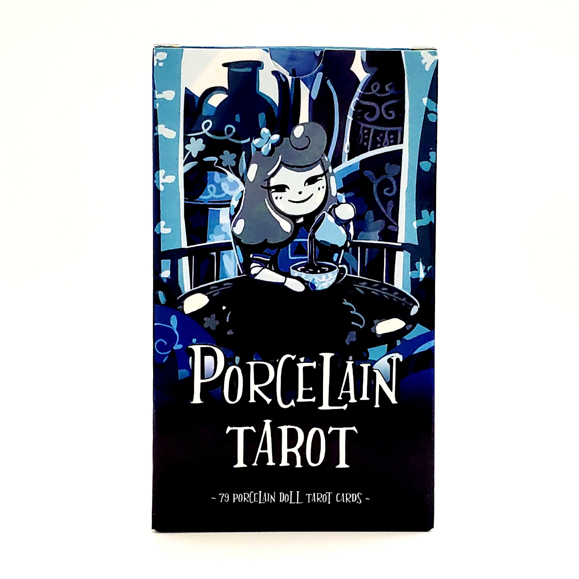Tarot Card Game Set For Party Games - Porcelain Style Board Game_voghion.com