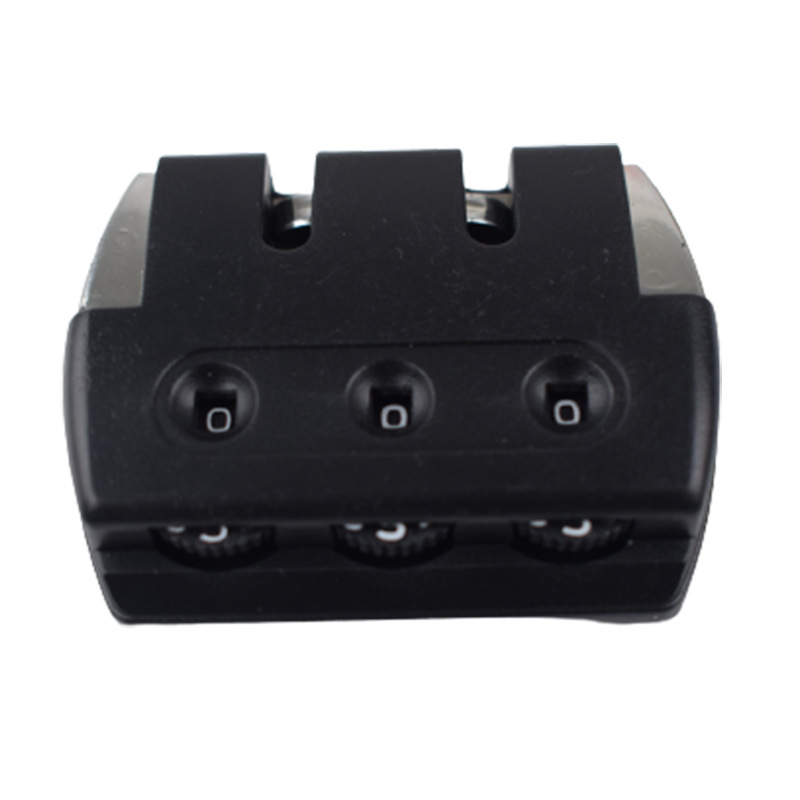Export-only luggage lock fixed lock accessory password lock ABS plastic three-digit password lock dual-opening fixed lock