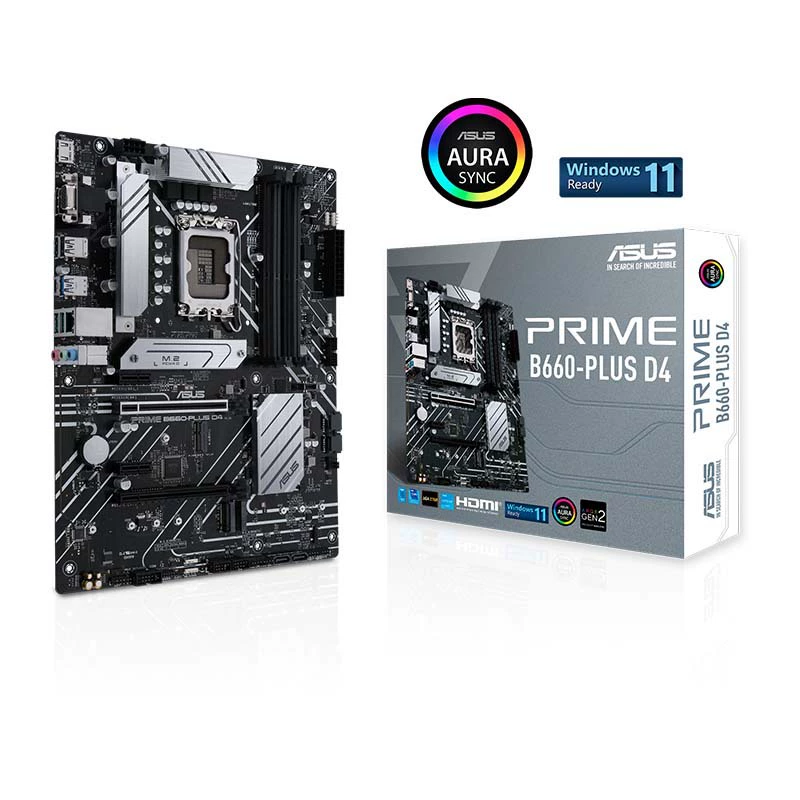 Материнская плата серии Master Prime B660-Plus D4 поддерживает DDR4 (B660/LGA 1700)