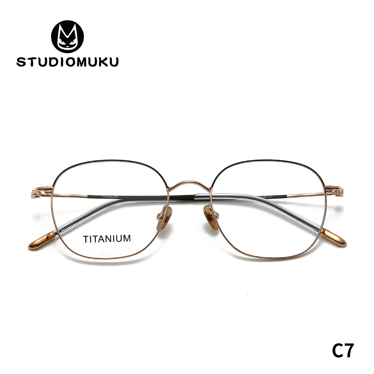 Gafas de madera de STUDIOMUKU, monturas de gafas de estilo clásico, conservando monturas de gafas que son buenas para hacer fortuna