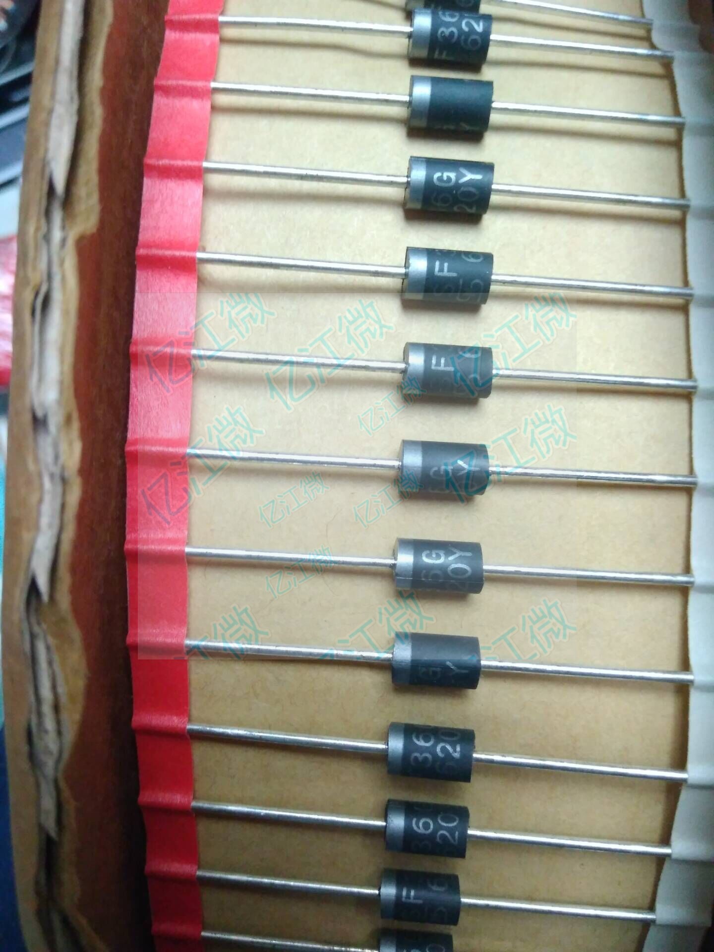 SF36G 全新TSC进口原装 3A 400V玻璃钝化超快恢复整流二极体 SF36