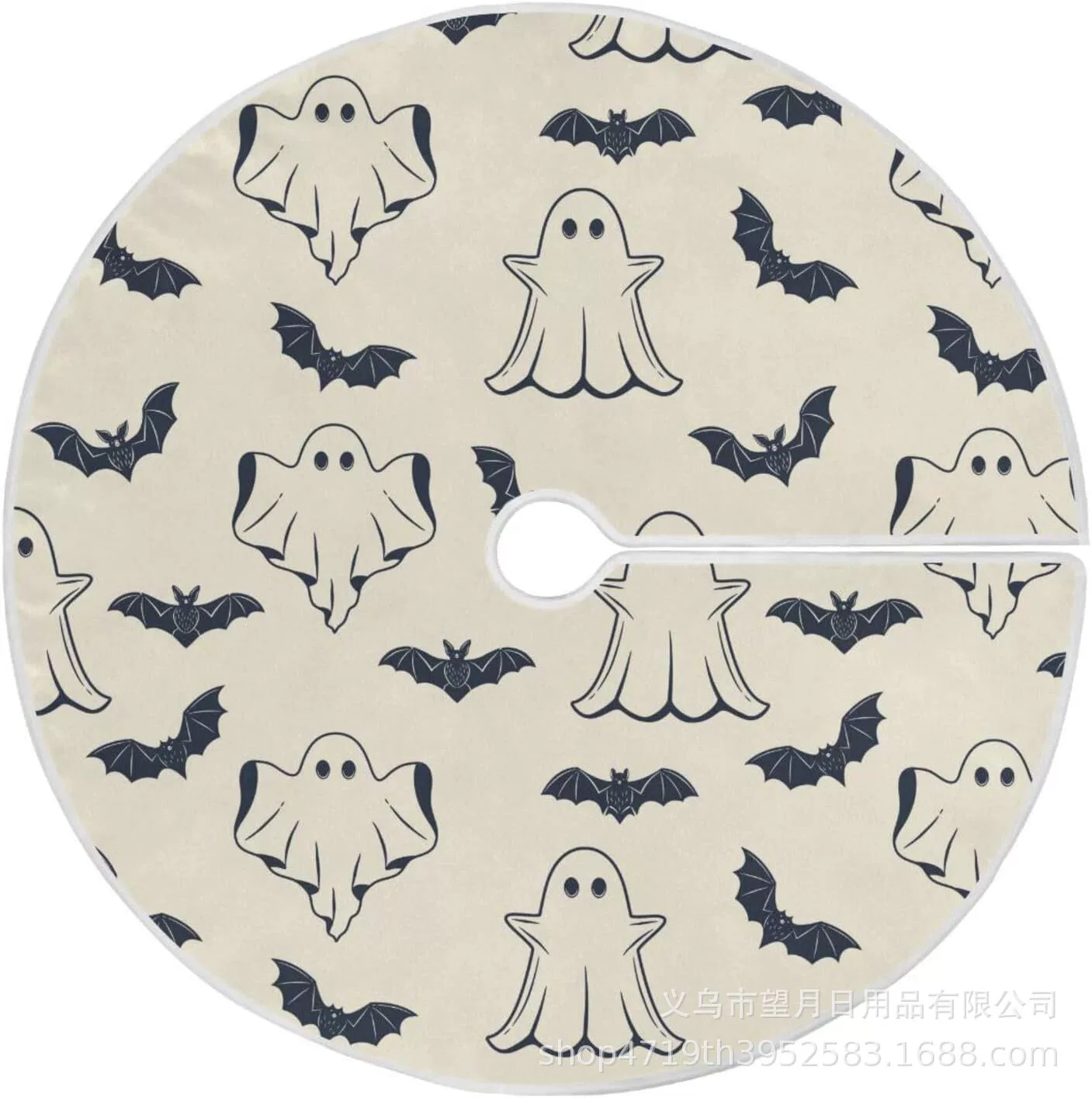 Кроссбордная сеkс Halloween елочная юбка новая фланелевая линя рождественские украшения тыква призрак летучая мышь черная кошка ведьма