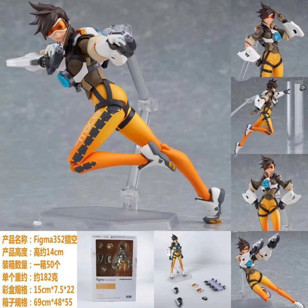 Аниме Figma352 Tracer Overwatch Ornament Flash подвижная модель фигурка оптом