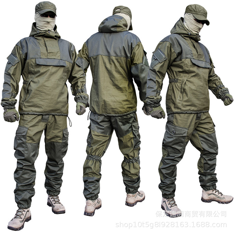 俄罗斯特种兵作战服GORKA-4军迷战术罩衣 户外狩猎套服山地做战服-阿里巴巴