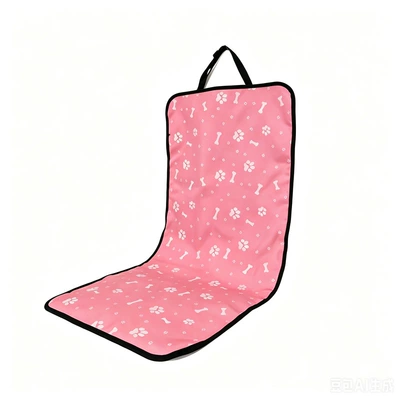Cloth Waterproof Pet Mat, Multi-function pad - pink-bone-print-car-mat