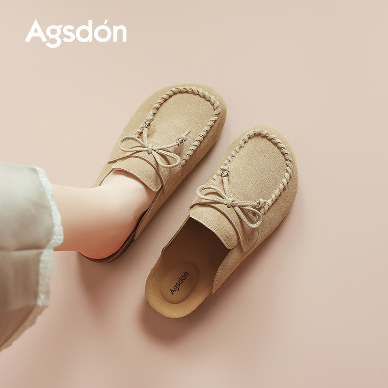 Antiguo león Denbocken zapatos medio zapatillas mujeres 2026 nueva primavera con suela gruesa Bocken zapatos con falda