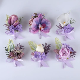 婚礼胸花;手腕花;饰品配件