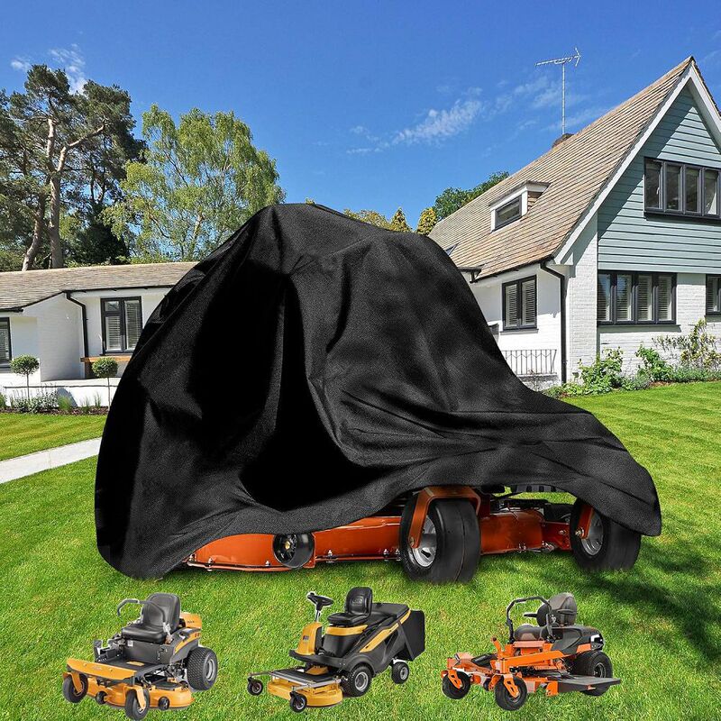 Cross-Border Hot-Selling Zero-Turn Lawn Mower Factory Lawn Mower Dust Cover Weed Killer Waterproof Sun Protection Cover Outdoor Machinery