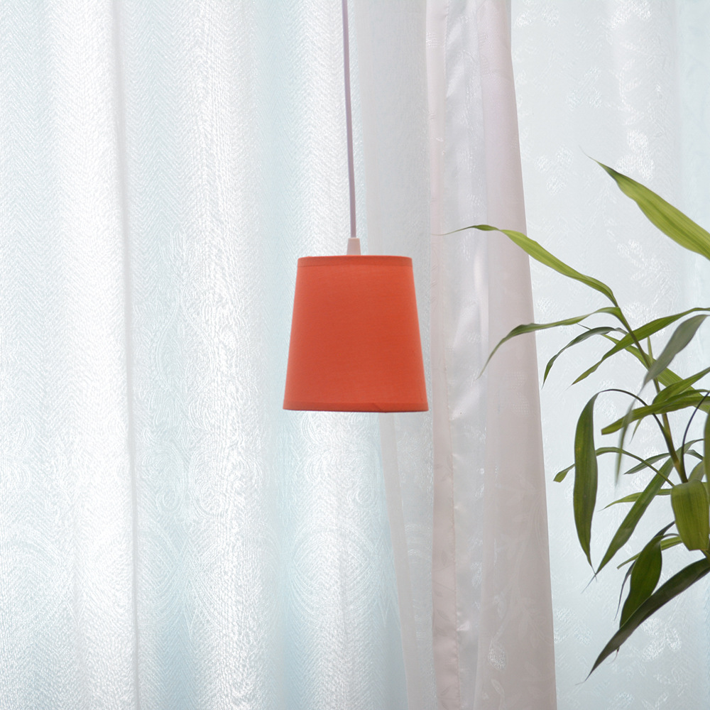 Fuente de la fábrica transfronteriza ins pantalla hecha a mano etiqueta plana pantalla de tela lámparas dormitorio sala de estar iluminación decorativa pantalla
