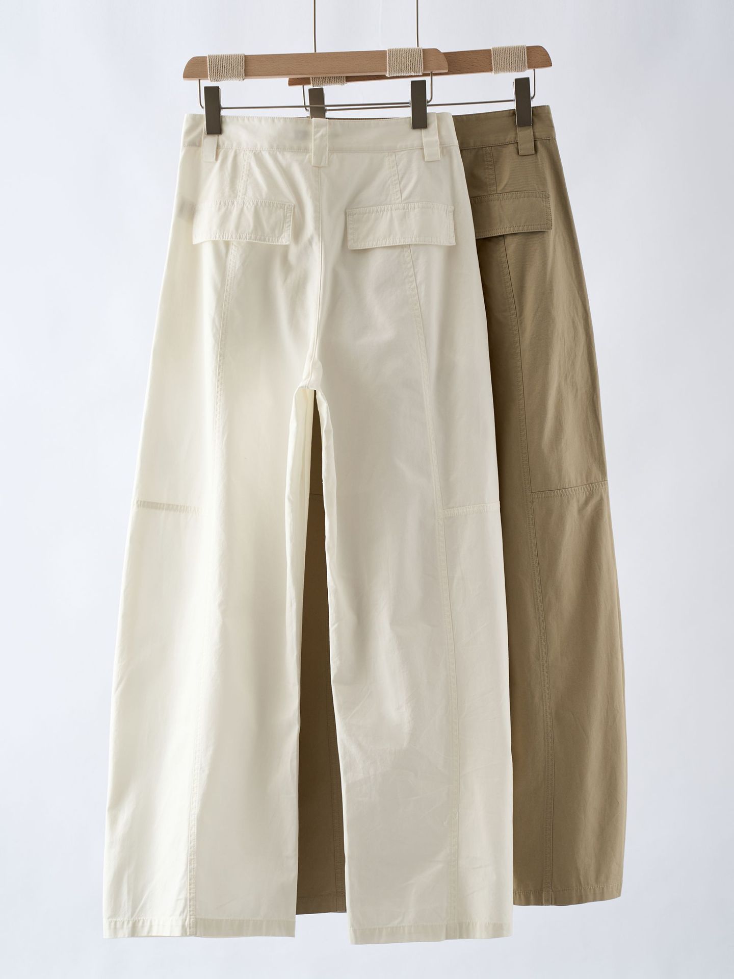 【秦嵐同項神ズボン】木巨上1.3k ~ 2025夏新商品綿質カジュアル曲げ刀ズボン工装ズボン女