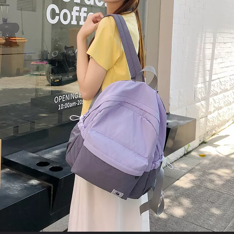 新款2025出游男女同款超轻薄补课书包小学生出行登山研学双肩包女