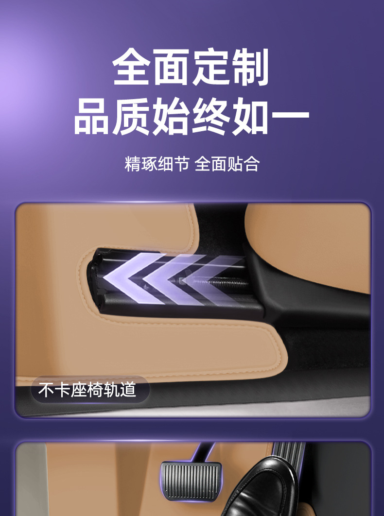 Geely Galaxy Pedal Star 8 Model-Specific Floor Mats, Dust-Proof Car Interior Accessories, Environmentally Friendly Double-Layer Anti-Slip