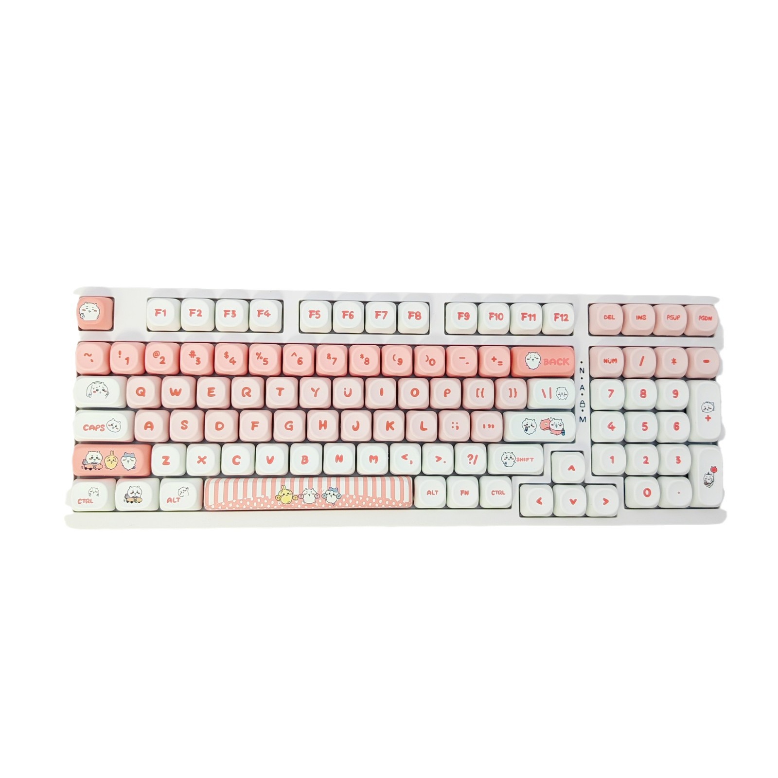 MOA keycap cartoon thermal sublimation PBT material without oiling personality cute mechanical keyboard keycap Jiyika
