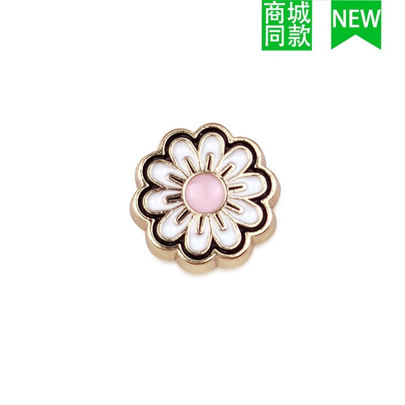 クロスボーダー卸売新しいクロックスアクセサリー靴バックル金属レターチェーン適応クロス靴花 DIY アクセサリー|undefined