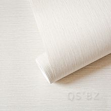 亚麻竖条纹纯色壁纸家用素色不带胶加厚卧室客厅非自粘无背胶墙纸
