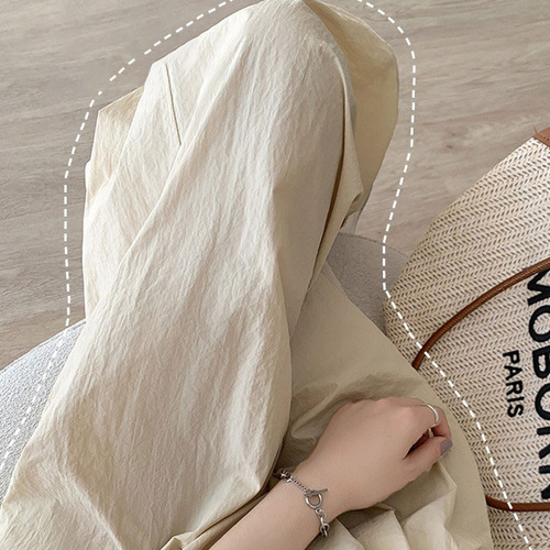 Ice silk wide-leg pants for women, summer thin model high-waisted drape casual Japanese lazy mountain pants cotton feel straight-leg pants