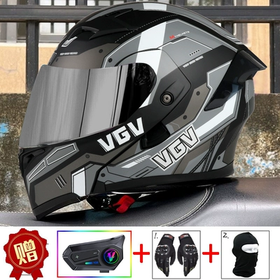 seasons universal locomotive men's and — Motosiklet dəbilqələri - m-mechanical-black-external-bluetooth-silver-plated-mirror-free-gloves-headgear-anti-fog-sticker