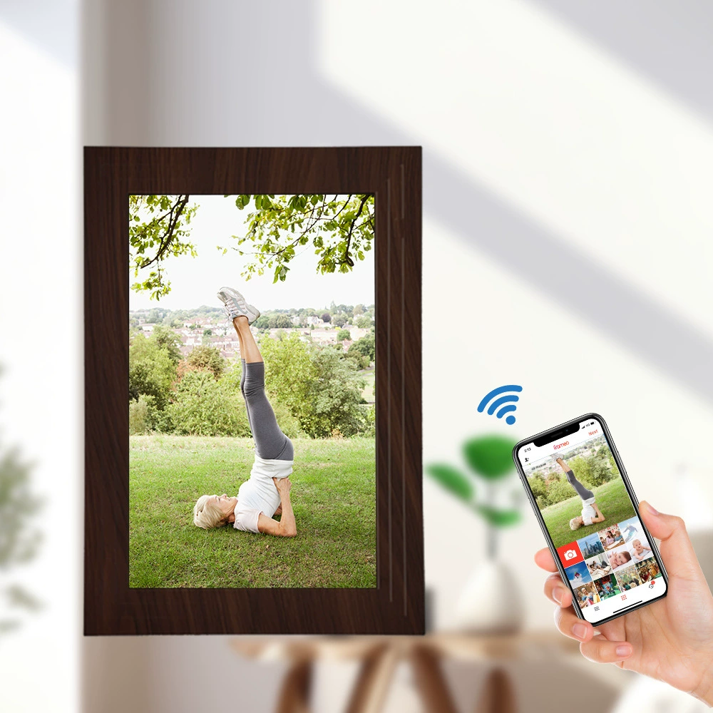Система Uhale 10-дюймовая умная Wi‑Fi сенсорная цифровая фоторамка с облачным хранением, цифровая фоторамка, фабричная поставка