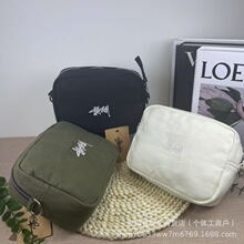 STUSSCANVASPOUCH�̽�logoС��б����������μ����Ů�������L