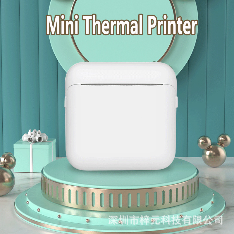 跨境新款迷你热敏标签打印机文字照片文档素材打印学生玩具批发厂