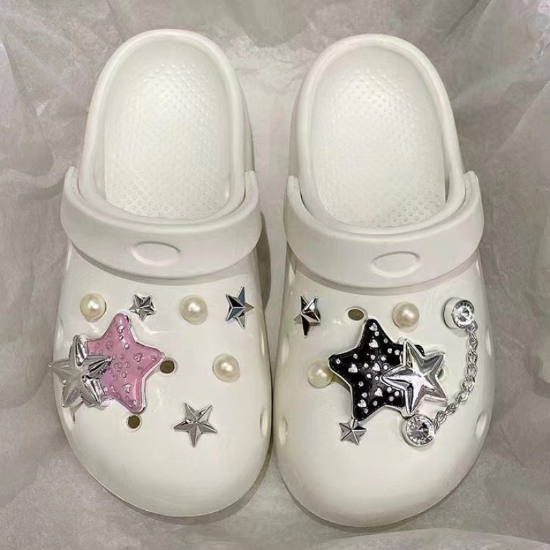 Hoyo Hoyo accesorios de zapatos lindos dibujos animados DIY botones de zapatos floral botones de zapatos accesorios botones de botones accesorios botones de PVC botones de zapatos