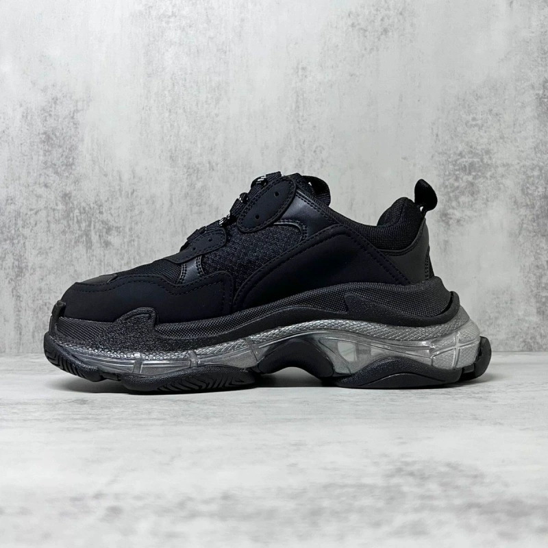 Обувь Чуньюань Париж Daddy Shoes Triple S Crystal Outdoor толстая подошва Milk tea увеличивает женскую обувь Putian мужскую обувь парные туфли