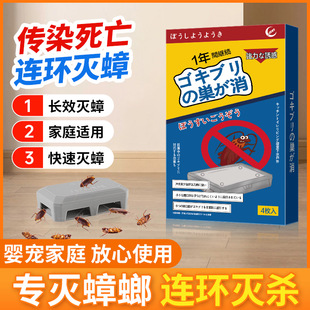 Cockroach Killer Medicine for Home Use, Cockroach House, Restaurant All-In-One Cockroach Extermination Tool, Gel Bait Syringe