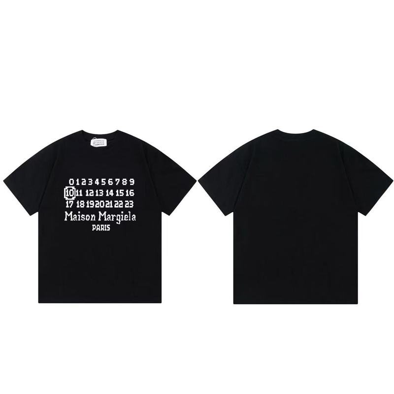 国境を越えたファッションのメイソンmargieraマギラプリントMM6純綿男女同一タイプtシャツの代理|undefined