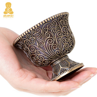 Water Supply Cup, Xizang Copper Offering Bowl, Tribute Cup, Holy Water Cup, Seven Offerings, Eight Offerings, Guardian Cup, Eight Auspicious Water Bowls in Front of Buddha