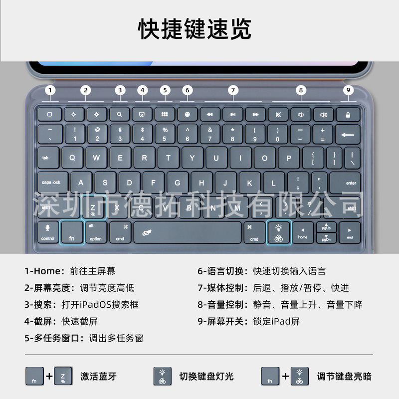 iPad11 マジックキーボード Air11 スプリットレザーケース Pro11 キーボード落下防止ケース 2025 ケースに適しています。|undefined
