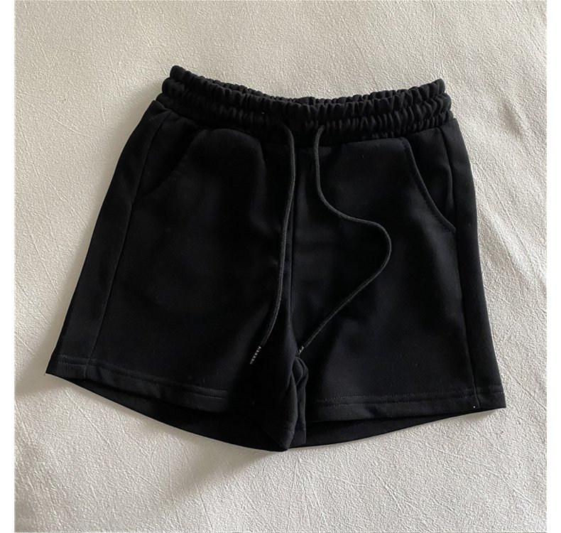Women's Clothing Casual Summer Style Plain Shorts Cotton Sweatpants Versatile Hot Pants_ecoleips.com