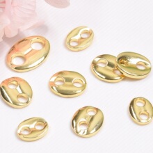 14K����ɫ�p���i�ǿ۸�Ƭ �E�A����朶�λ�B�ӿ� diy�Ʒ���